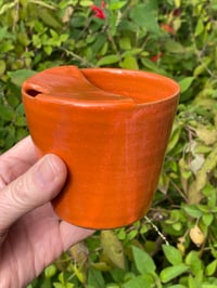 Image 3 of Orange glazed Latte Travel/ Keep Cup