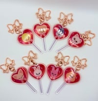 Image 3 of Skzoo Heart Lollipop keychains