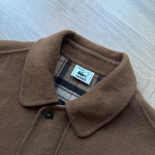 Image of Lacoste Wool Harrington Jacket, Size Large