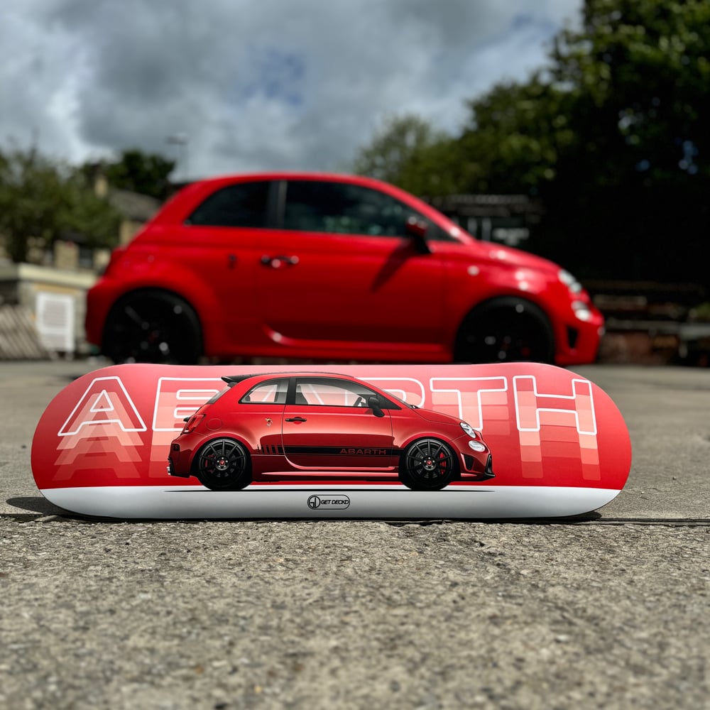 Image of ABARTH decorative skate deck deal + free wall mounts!