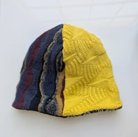 Image 2 of Upcycled Reversible Beanie Cotton Blend 22