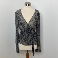 Image 7 of Lauren Ralph Lauren Floral Wrap Shirt 