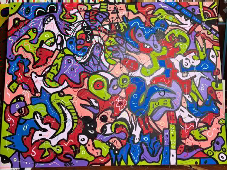 Image of Contaminated Press 36x48