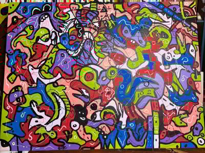 Image of Contaminated Press 36x48