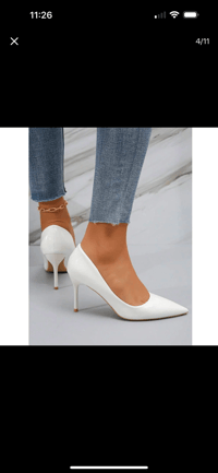 Image 2 of White Pumps