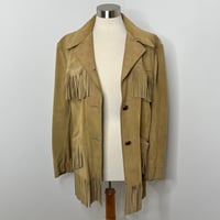 Image 7 of Vintage Suede Fringe Hem Leather