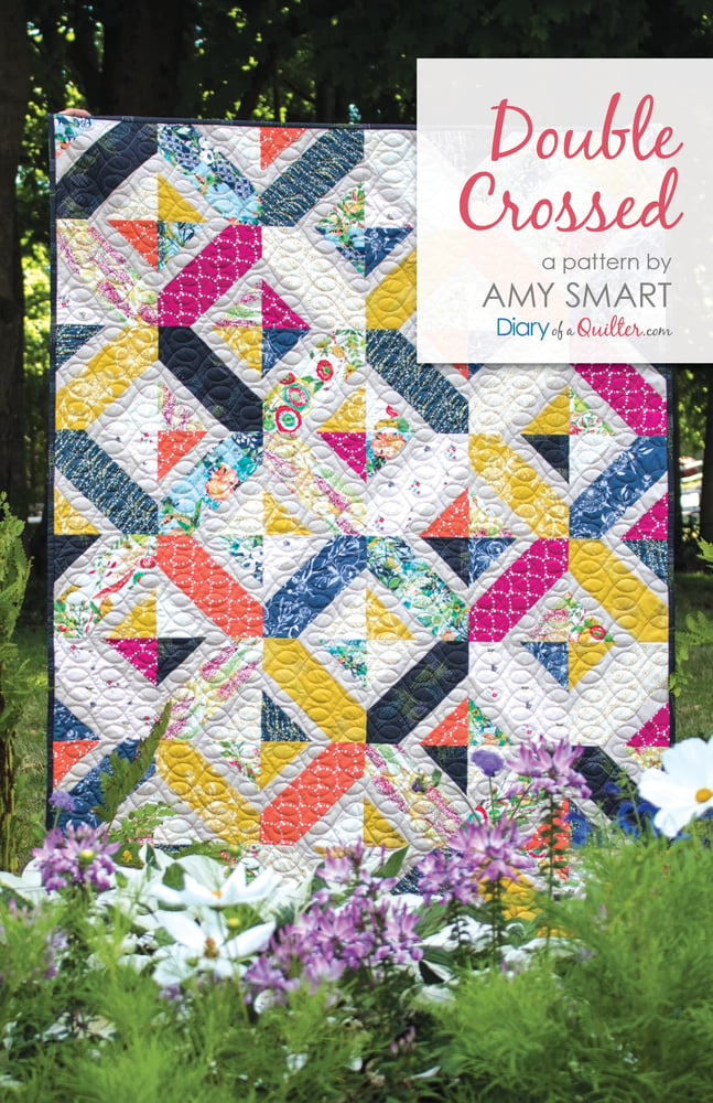 Image of Double Crossed quilt pattern PDF