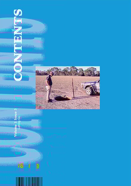 Image of Contents Zine: Issue #03 - Letting Go