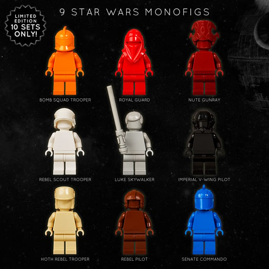 Image of SET OF 9 STAR WARS LEGO MONOFIGS [LIMITED EDITION]