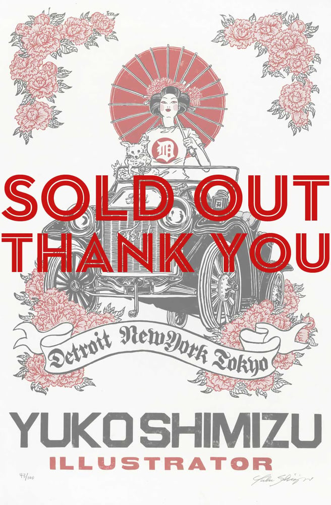 Image of SOLD OUT limited edition print: DETROIT-NY-TOKYO (signed, sealed + numbered)