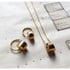The Golden Pipeliner Earring Image 2