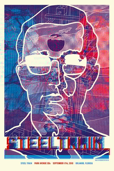 Steel Train Gigposter