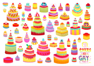 Image of 50 cakes of gay in Miami
