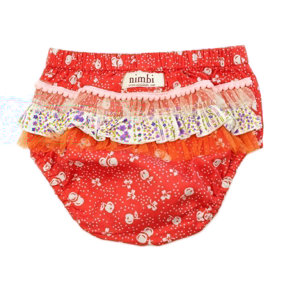 Image of Bambini Ruffled Pilchers - Rouge