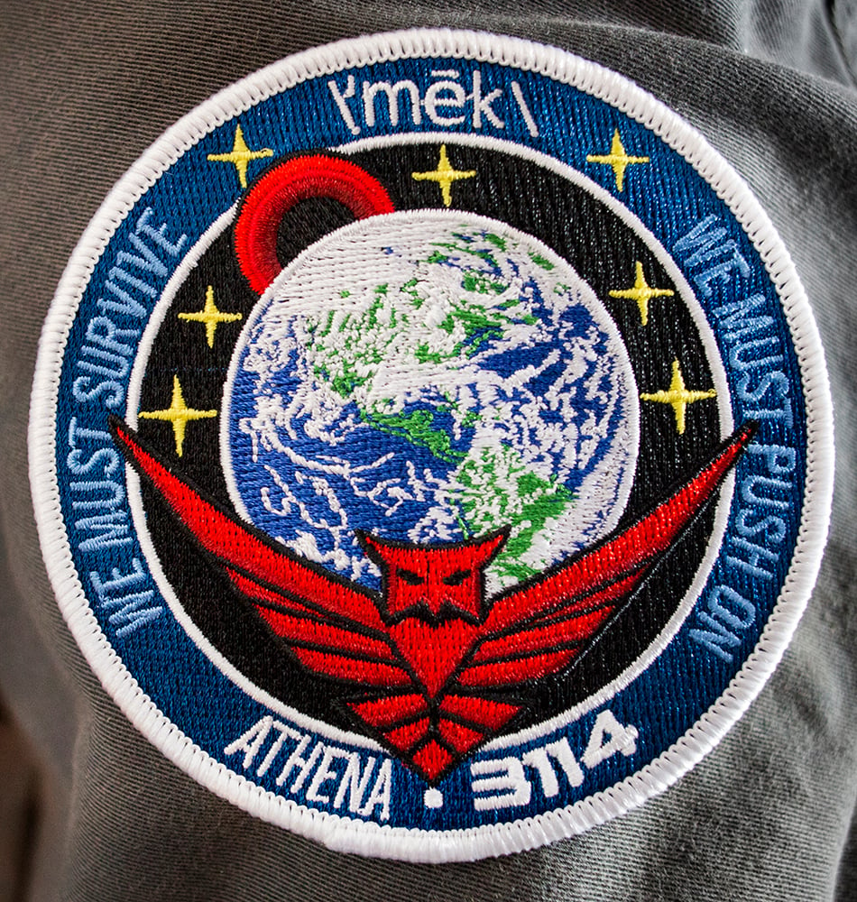 Image of \'mēk\ embroidered patch