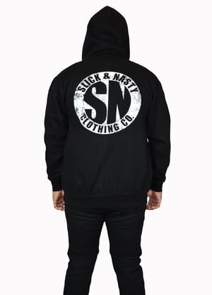 Image of Slick & Nasty Classic Logo Zip - Up Hoodie