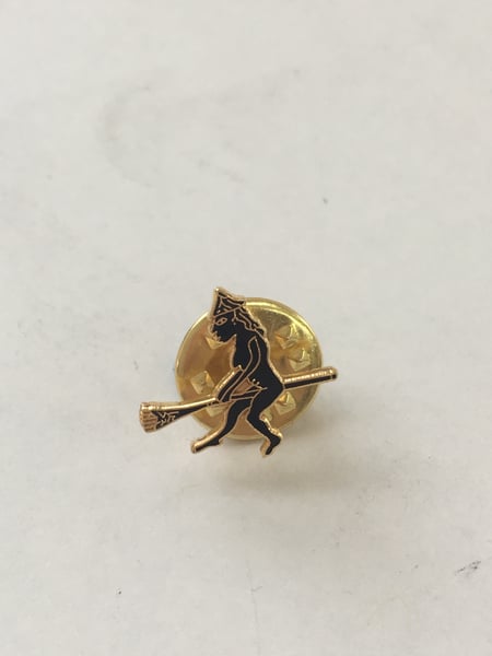 Image of GUT pin ~ Black and Gold