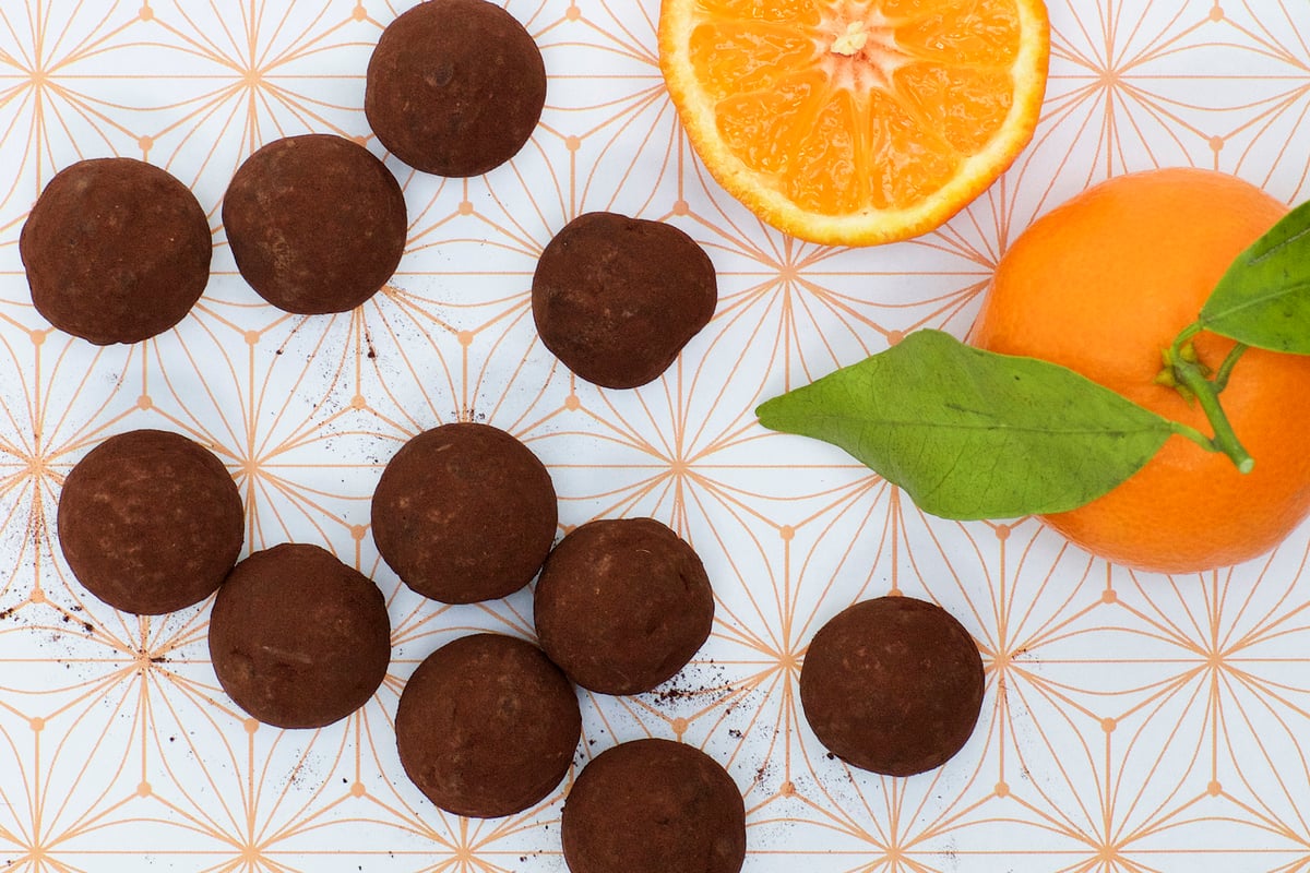 Image of Mandarin truffles