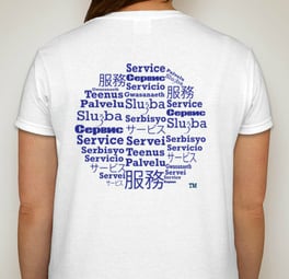 Image of Global Year of Service Tee White 