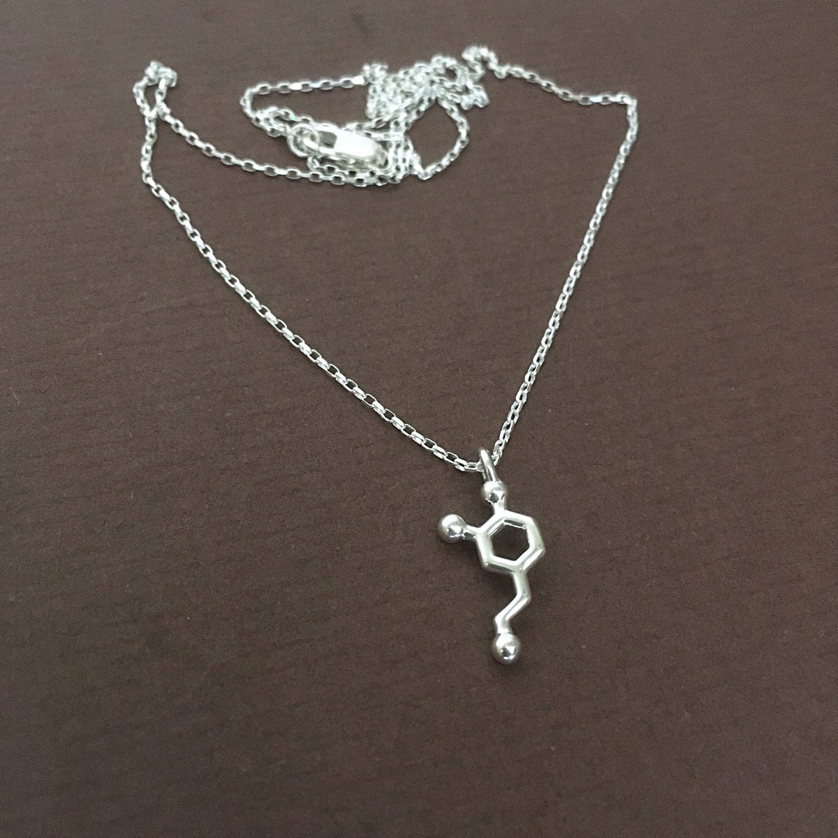 Image of tiny dopamine necklace