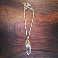 Image 1 of Crystal amulet necklace