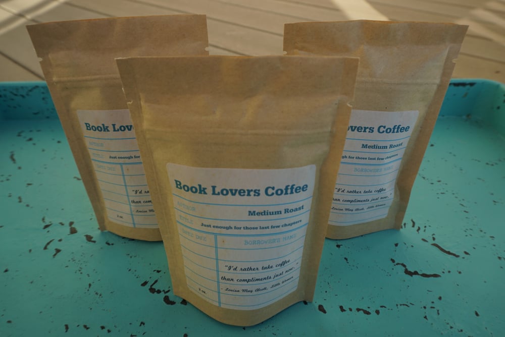 Image of 2 oz Book Lovers Coffee 3 for $10 (Whole Bean)