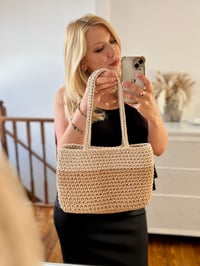 Image 4 of Crochet Minimalist Tote Bag