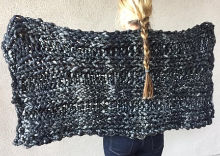 Image of Charcoal Wrap or Throw