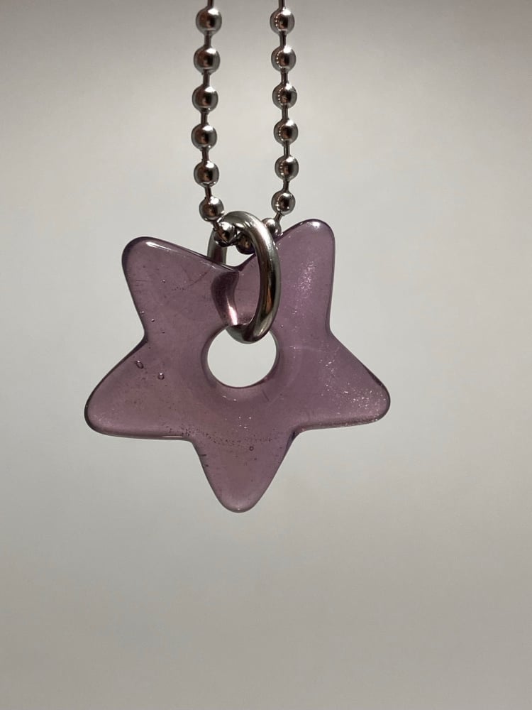 Image of purple satin star