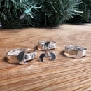 Image 1 of Rustic Silver Moon Ring