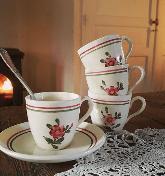 Image of Tasse en Faïence - Sarreguemines