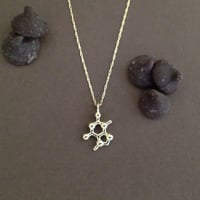 Image 3 of tiny theobromine necklace