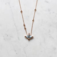 Image 1 of Winter Forest Blue Topaz Necklace