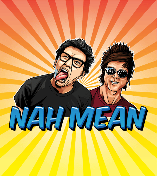 Image of Nah Mean Logo Sticker