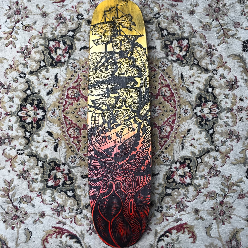 Image of kraken skateboard.
