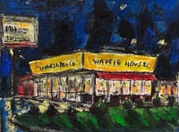 Starry night at the Waffle House