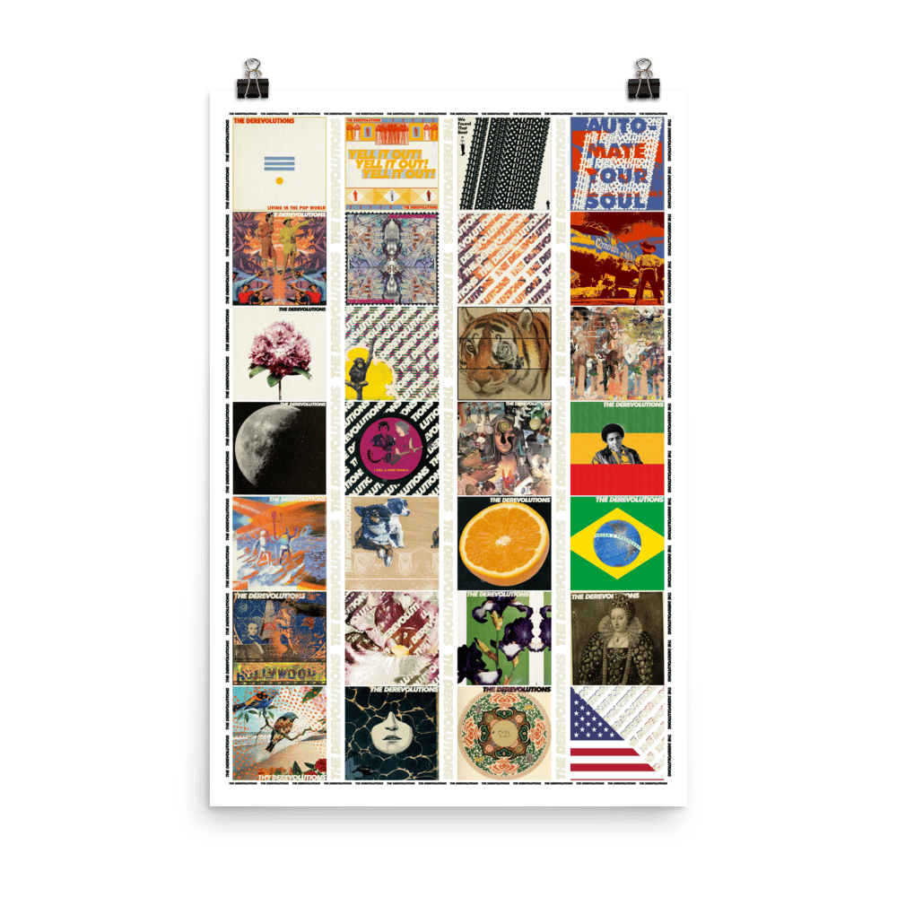 Image of The Derevolutions 'Artwork' Poster 