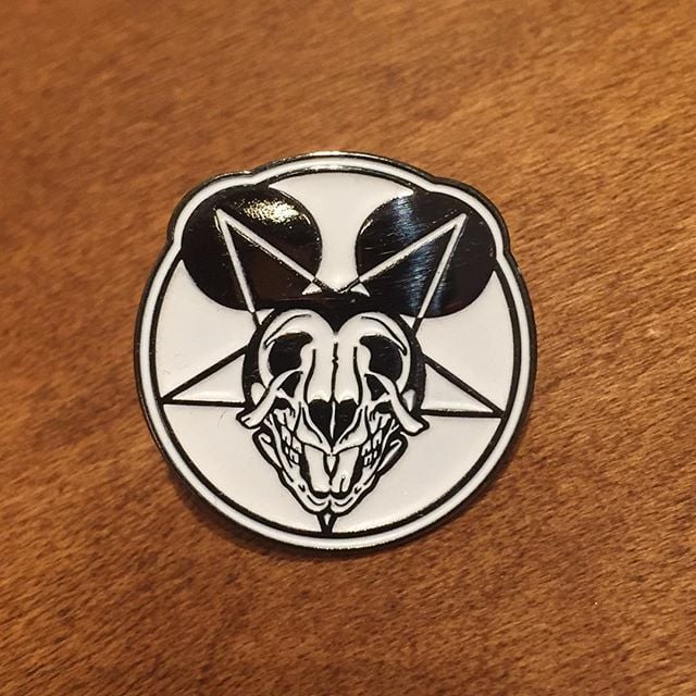 Image of  BAPHOMET MICKEY PIN  