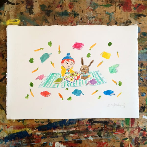 Image of Ralfy Rabbit - Original illustration number 9