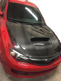 Image 4 of GR/GV OEM dry carbon hood ('08-'14 Impreza/ Wrx/STI)
