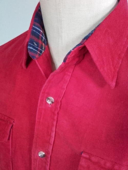 Image of Pine Grove | Red Corduroy Shirt