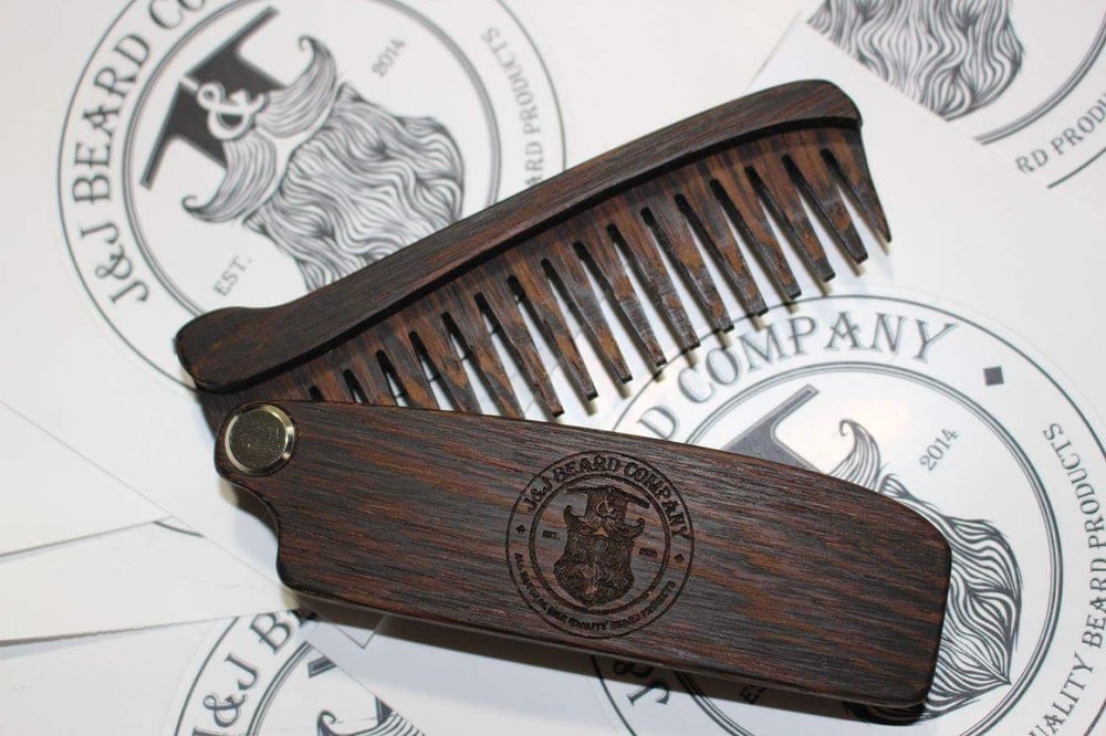 Image of Folding Wooden Comb