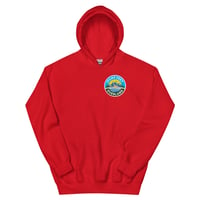 Image 3 of Classic Logo Unisex Hoodie with front and rear graphic