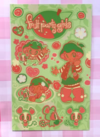 Image 3 of Fruit Party Girls Sticker Sheets