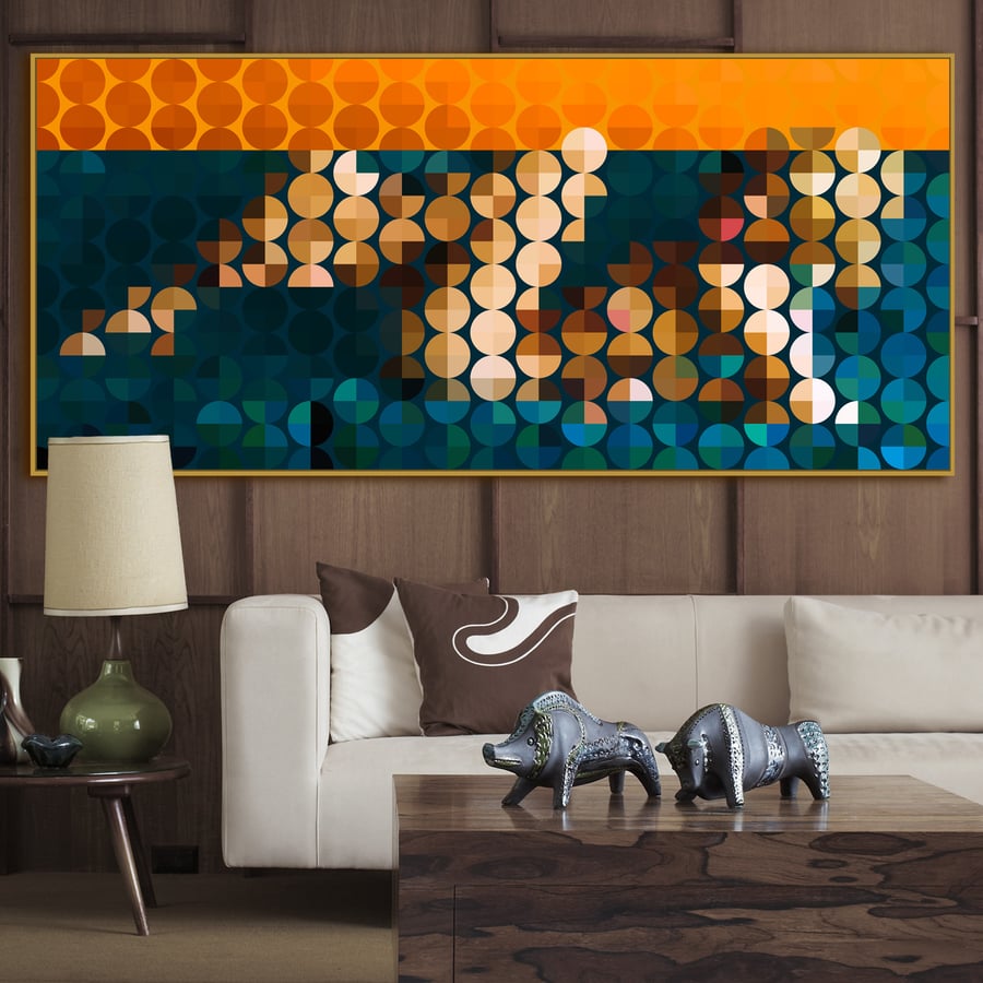Image of Squint Prints Retro Nude Reclining