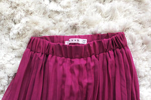 Image of Purple Chiffon Maxi Skirt
