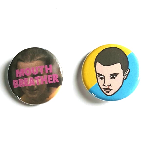 Image of Stranger Things 'Eleven' Button Set