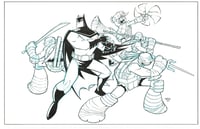 ORIGINAL ART - Batman TMNT Adventures 6 Cover 