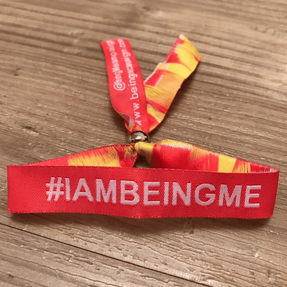 Image of #IAmBeingMe 2016/17 Wristband