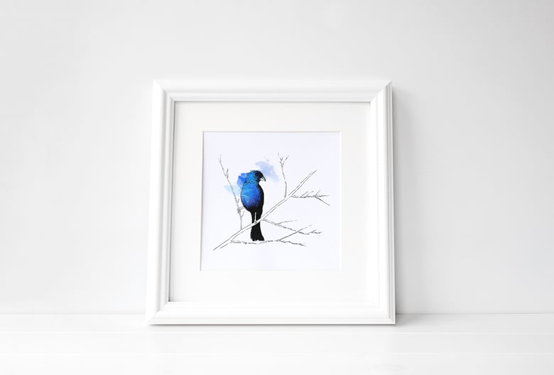 Image of Indigo Bunting Print - 8"x10"